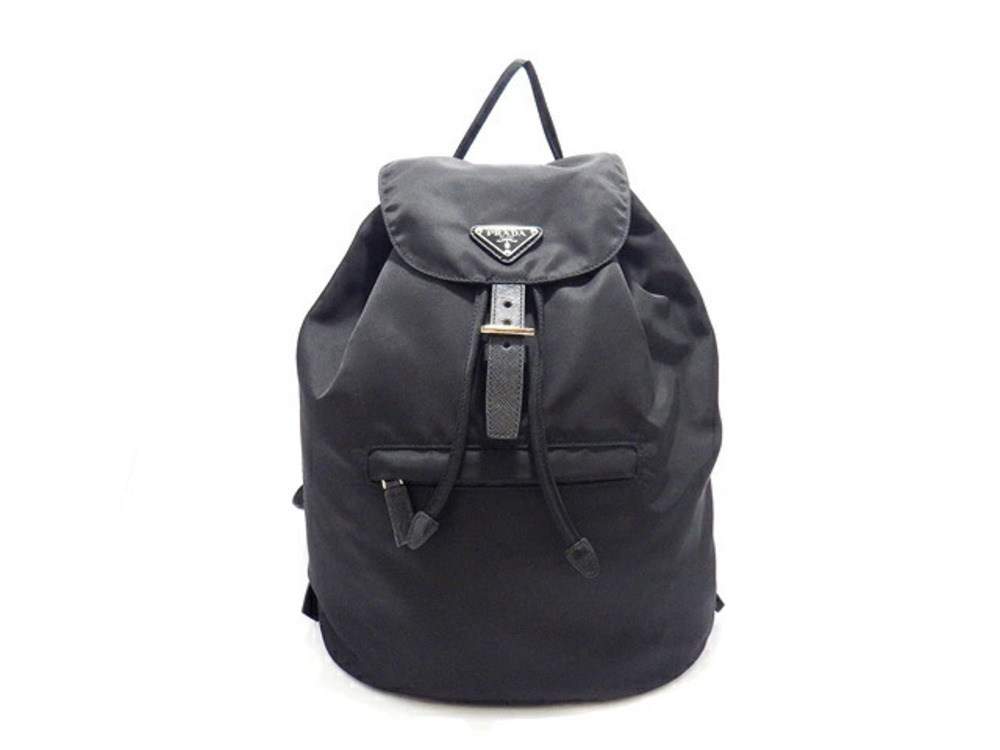 Prada Bag Backpack Saffiano Black